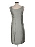Ann Taylor Metallic Silver Cocktail Dress Size 6 - photo 2