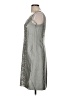 Ann Taylor Metallic Silver Cocktail Dress Size 6 - photo 5