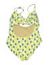 Old Navy Print Yellow One Piece Swimsuit Size L - photo 2