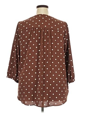 Torrid 3/4 Sleeve Blouse (view 2)