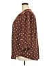 Torrid 100% Polyester Polka Dots Brown 3/4 Sleeve Blouse Size 3X Plus (3) - photo 5