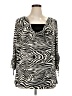 Studio M Ivory Long Sleeve Blouse Size 1X - photo 1