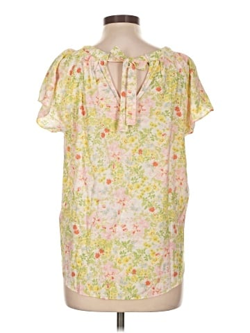 LC Lauren Conrad Short Sleeve Blouse (view 2)