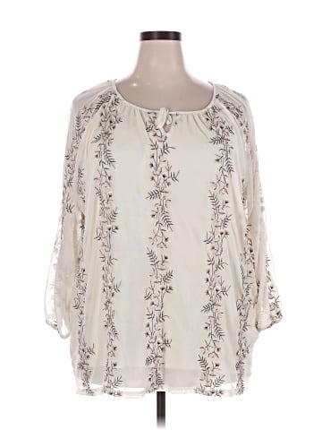 Skye's The Limit 3/4 Sleeve Blouse (view 1)
