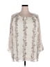 Skye's The Limit Ivory 3/4 Sleeve Blouse Size 2X - photo 1
