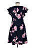 Jessica Howard Floral Blue Casual Dress Size 6 (petite) - photo 2