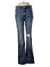 Gap Hearts Blue Jeans Size 28 waist - photo 1