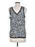 Halogen 100% Polyester Silver Sleeveless Blouse Size M - photo 2