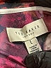 Ted Baker London Floral Burgundy Long Sleeve Blouse Size 2 (0) - photo 7