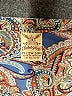 Faded Glory 100% Polyester Paisley Blue 3/4 Sleeve Blouse Size 3X - photo 7
