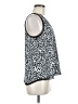 Halogen 100% Polyester Silver Sleeveless Blouse Size M - photo 4