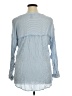 Nine West 100% Viscose Blue Long Sleeve Blouse Size XL - photo 2
