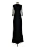 St. John 100% Silk Black Cocktail Dress Size 2 - photo 1