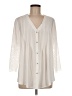NY Collection Ivory 3/4 Sleeve Blouse Size M - photo 1