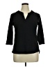 MICHAEL Michael Kors Black 3/4 Sleeve Top Size XL - photo 1