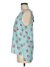 Everly 100% Polyester Teal Sleeveless Blouse Size M - photo 5
