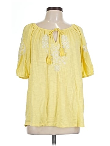 Style&Co Short Sleeve Blouse (view 1)