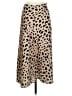 Aqua Animal Print Tan Casual Skirt Size S - photo 1