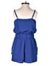 Lucca Couture Solid Blue Romper Size XS - photo 2