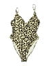 Old Navy Animal Print Gold One Piece Swimsuit One size - photo 1