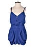 Lucca Couture Solid Blue Romper Size XS - photo 1