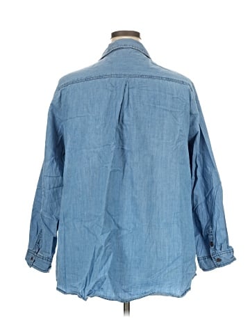 Cato 3/4 Sleeve Button-Down Shirt (view 2)