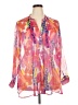 Soft Surroundings 100% Polyester Floral Pink 3/4 Sleeve Blouse Size 2X - photo 1