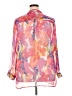 Soft Surroundings 100% Polyester Floral Pink 3/4 Sleeve Blouse Size 2X - photo 2
