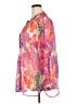 Soft Surroundings 100% Polyester Floral Pink 3/4 Sleeve Blouse Size 2X - photo 5