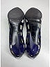Miu Miu 100% Leather Checkered-gingham Blue Vintage Pumps Size EU 39 - photo 9