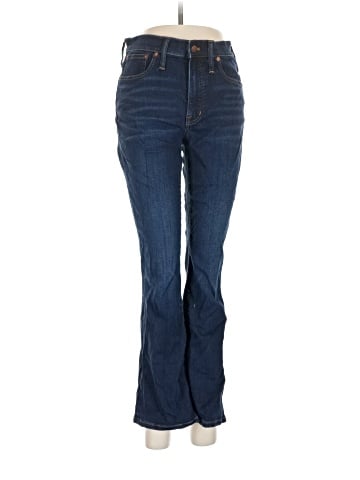 Madewell Cali Demi-Boot Jeans in Larkspur Wash: TENCEL&trade; Denim (view 1)