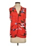 T Tahari Red Sleeveless Blouse Size S - photo 1