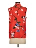 T Tahari Red Sleeveless Blouse Size S - photo 2