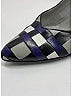 Miu Miu 100% Leather Checkered-gingham Blue Vintage Pumps Size EU 39 - photo 5