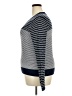 Ann Taylor LOFT 100% Cotton Stripes Blue Pullover Sweater Size XXL - photo 5