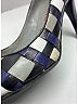 Miu Miu 100% Leather Checkered-gingham Blue Vintage Pumps Size EU 39 - photo 8