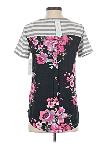 Pink Clover Short Sleeve Top (view 2)