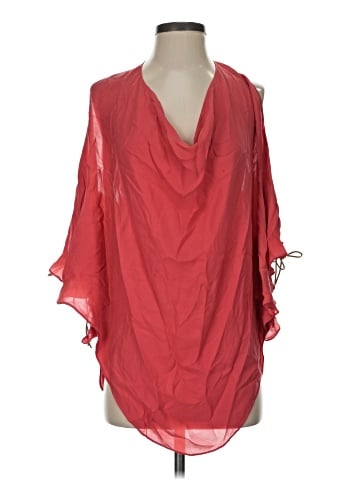 Haute Hippie 3/4 Sleeve Silk Top (view 1)