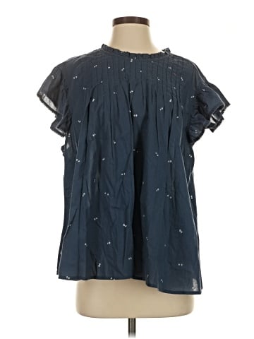 a.n.a. A New Approach Short Sleeve Blouse (view 1)