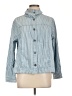 DG^2 by Diane Gilman Blue Long Sleeve Button-Down Shirt Size L - photo 1