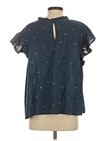 a.n.a. A New Approach Short Sleeve Blouse (view 2)