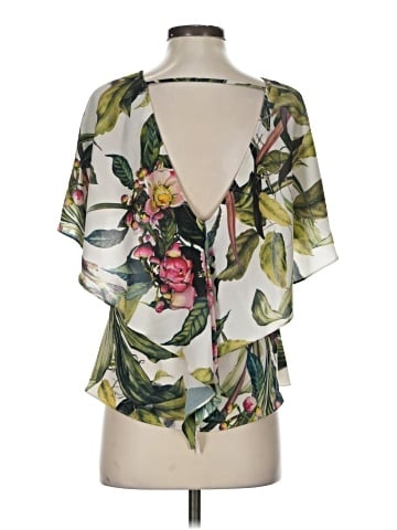 Alberto Makali Short Sleeve Blouse (view 2)