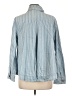 DG^2 by Diane Gilman Blue Long Sleeve Button-Down Shirt Size L - photo 2