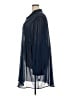 Torrid 100% Polyester Blue 3/4 Sleeve Blouse Size 5X Plus (6) - photo 5