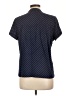 Lands' End Polka Dots Blue Short Sleeve Blouse Size L - photo 2