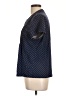 Lands' End Polka Dots Blue Short Sleeve Blouse Size L - photo 5
