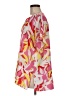 Crosby 100% Polyester Tropical Pink Short Sleeve Blouse Size M - photo 5