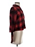 Express Plaid Red Long Sleeve Button-Down Shirt Size XS - photo 4