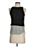 A.L.C. Color Block Blue Black Sleeveless T-Shirt Size XS - photo 1