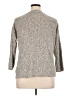 Philosophy Republic Clothing 100% Cotton Tweed Gray Pullover Sweater Size 1X - photo 2